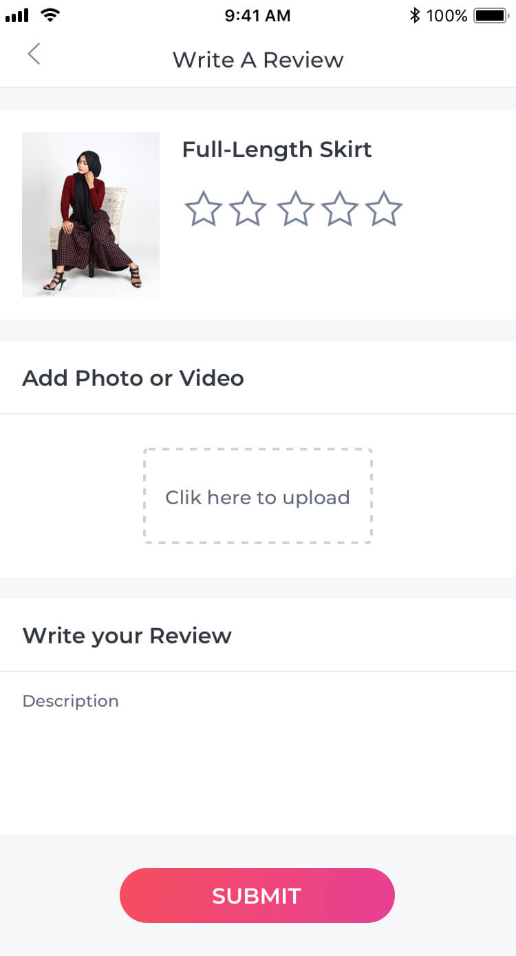 Feedback Mobile Template
