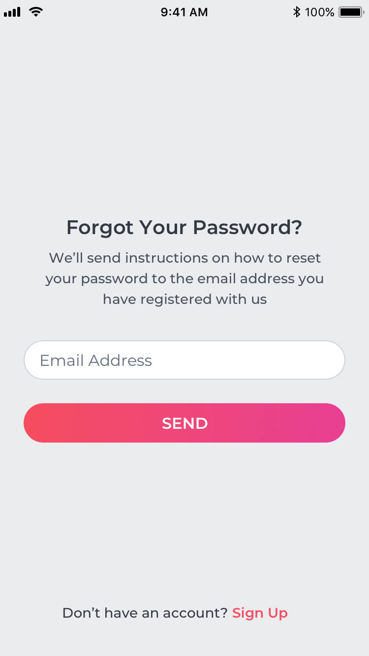 Forgot Password Template