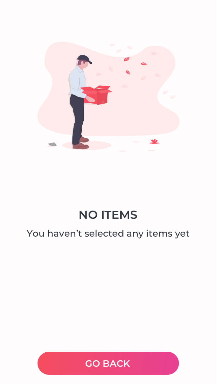 No Items Template