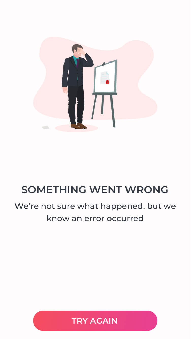 Something Went Wrong Template